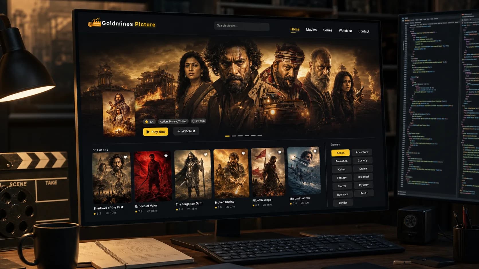 How I Built Goldmines Picture: A Full-Stack Movie Discovery Website